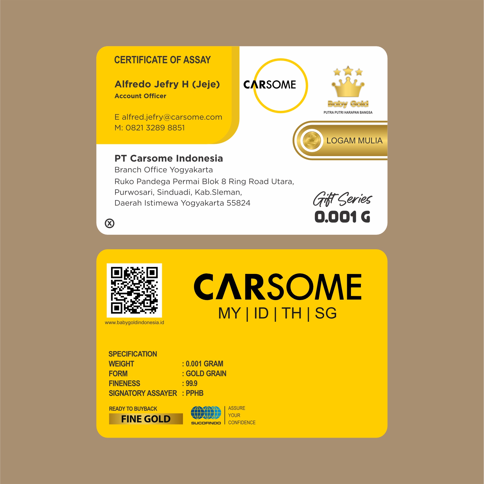 Carsome 0.001