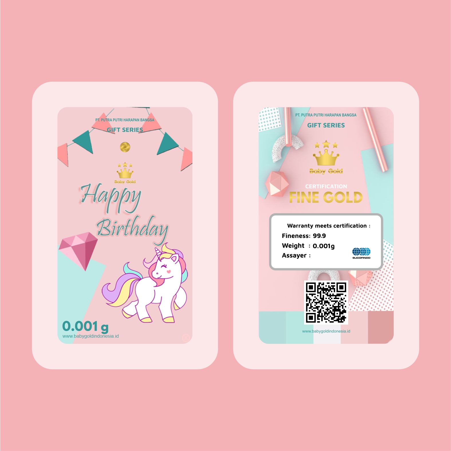 Cgs Happy Birthday Unicorn Reg 0,001 G