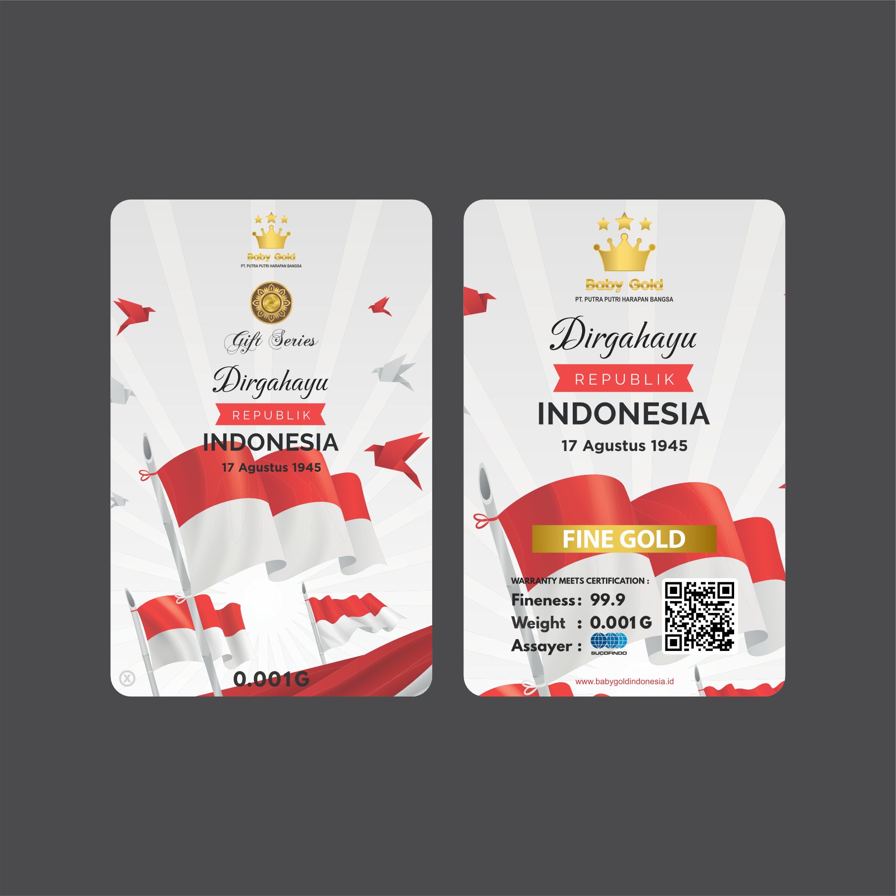 Dirgahayu Indonesia 1 0.001G