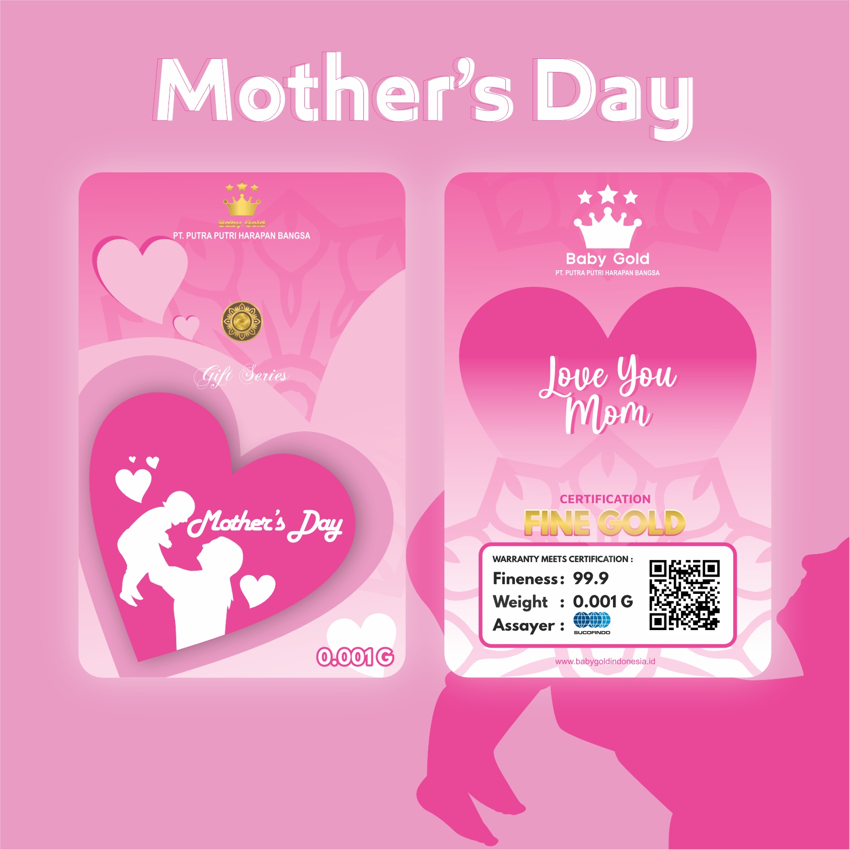 Gift Series Mother's Day 0,001 G