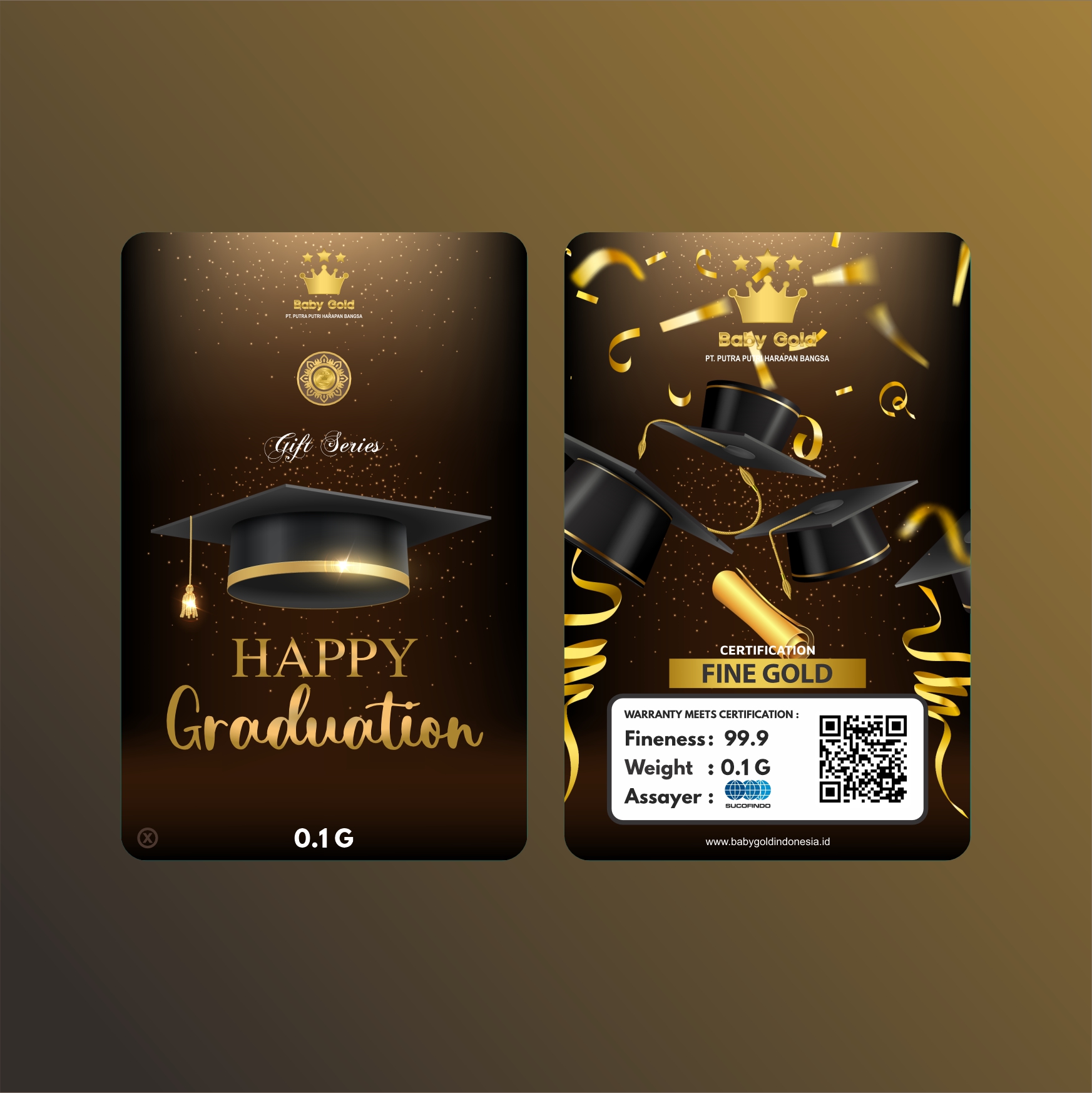Happy Graduation Gold 0,1 G
