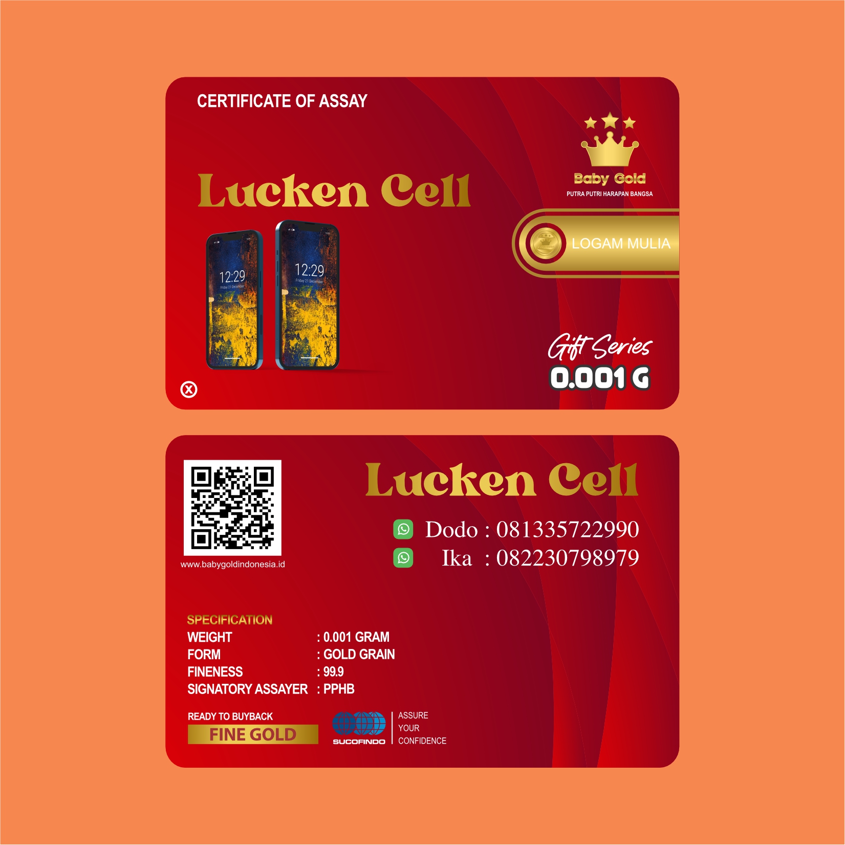 Lucken Cell 0,001 G